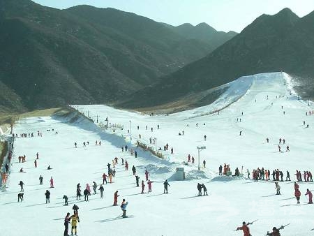 滑雪去！----圣诞节前的八达岭滑雪场